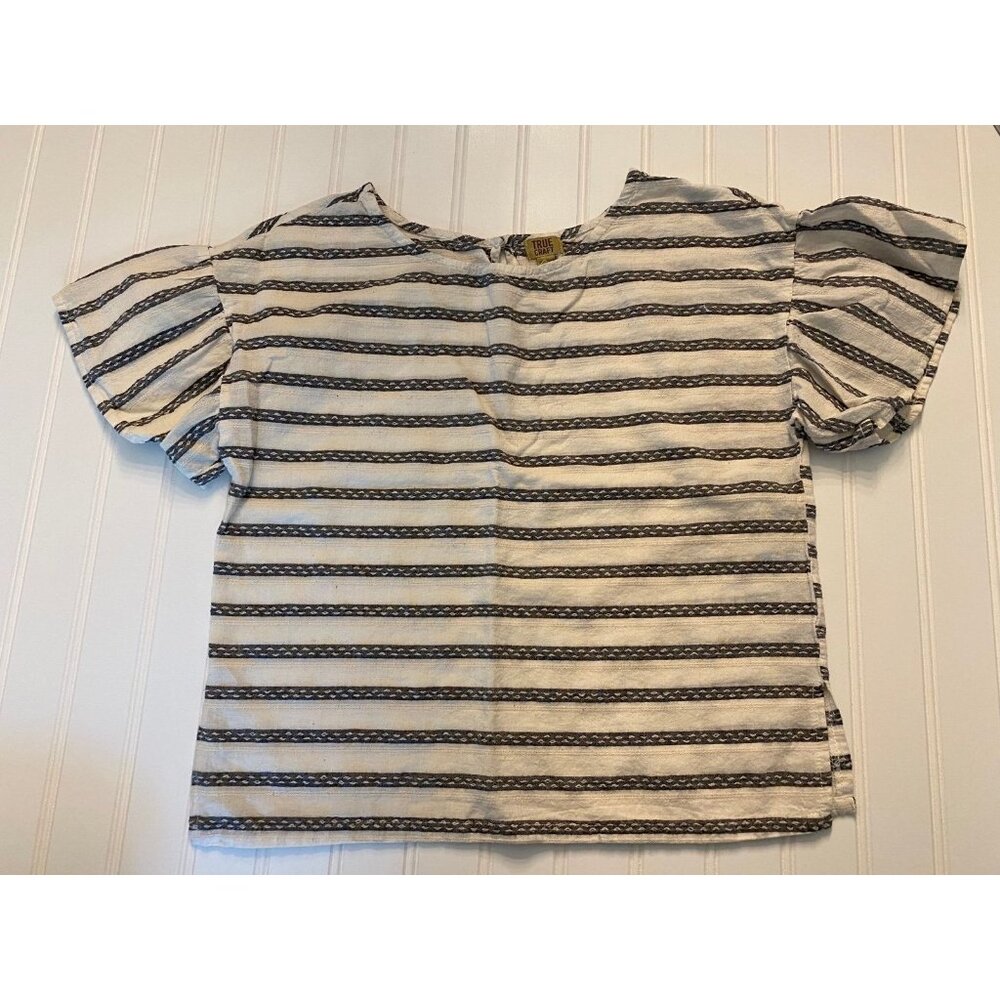 Striped cropped top